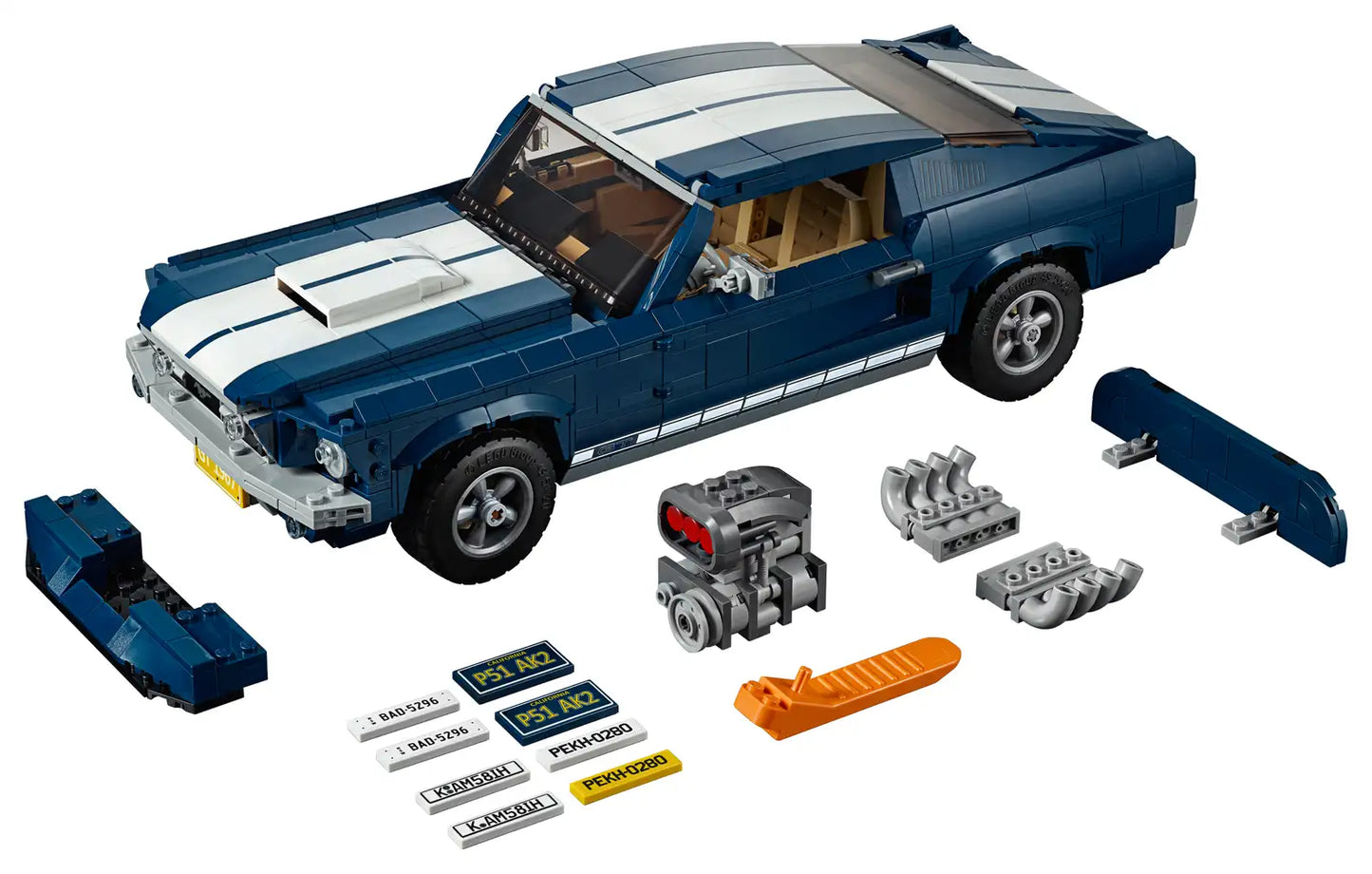 Compatible - 10265 - Creator Expert - Ford Mustang - 1471 Pieces
