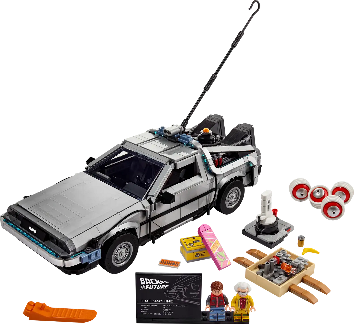 Compatible - 10300 - Icons - Back To The Future Delorean Time Machine - 1872 Pieces