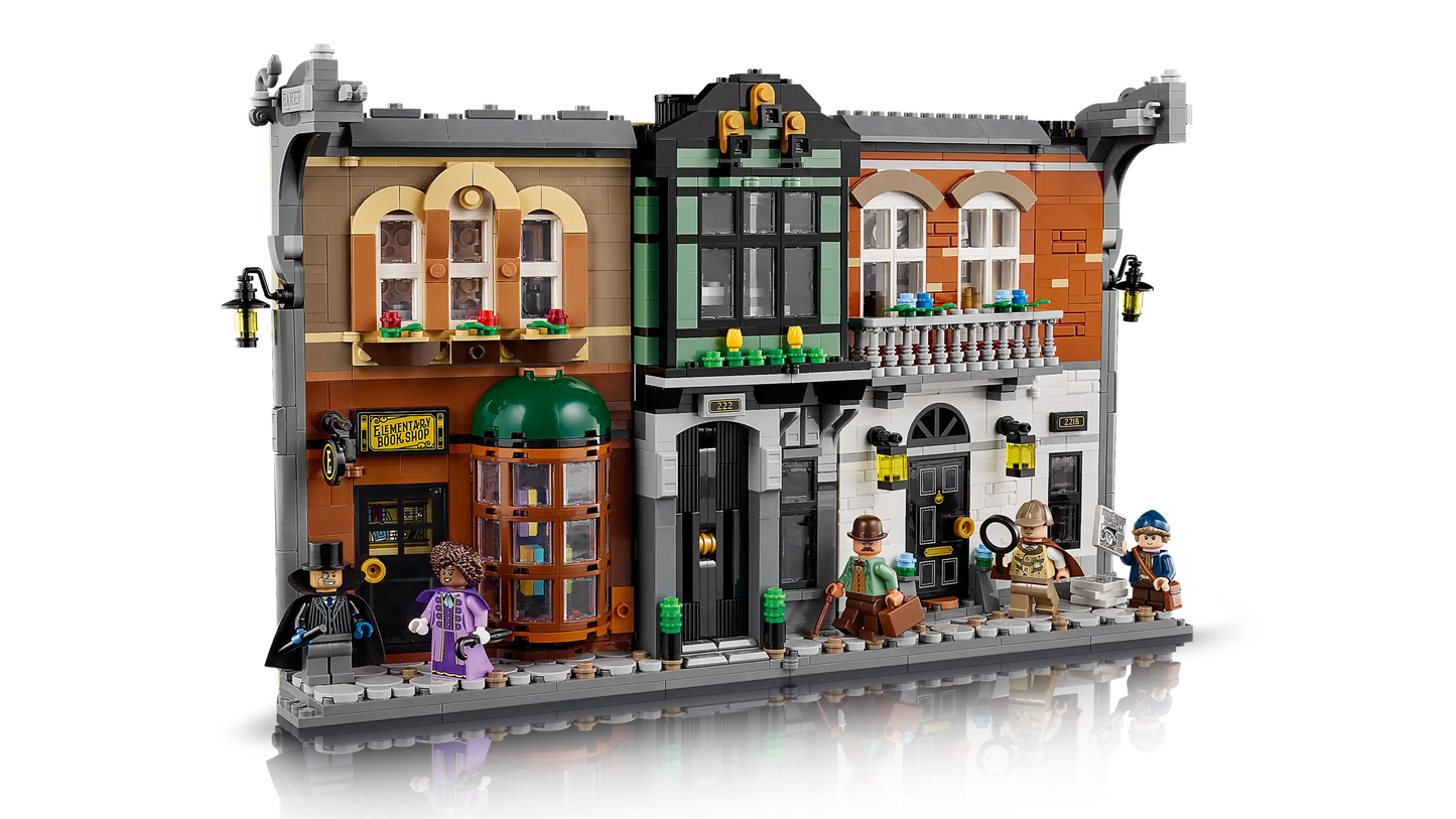Compatible - 10351 - Sherlock Holmes Book Nook - 1351 Pieces