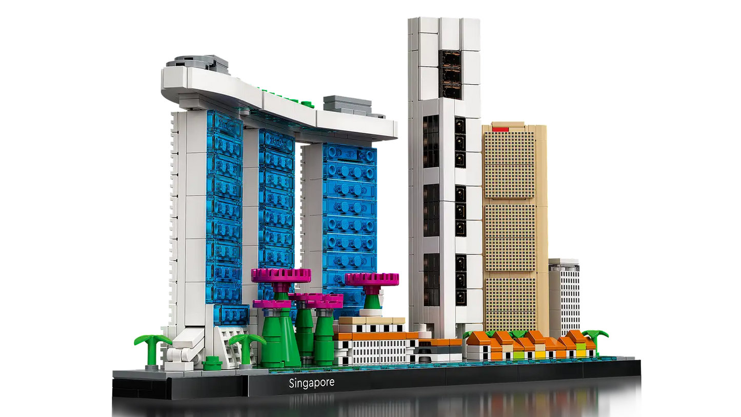 Compatible - 21057 - Singapore City Skyline - Architecture - 504 Pieces