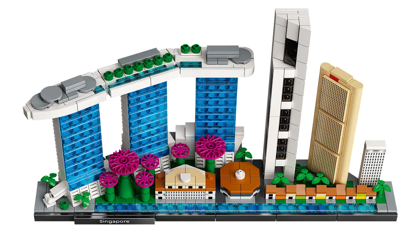 Compatible - 21057 - Singapore City Skyline - Architecture - 504 Pieces