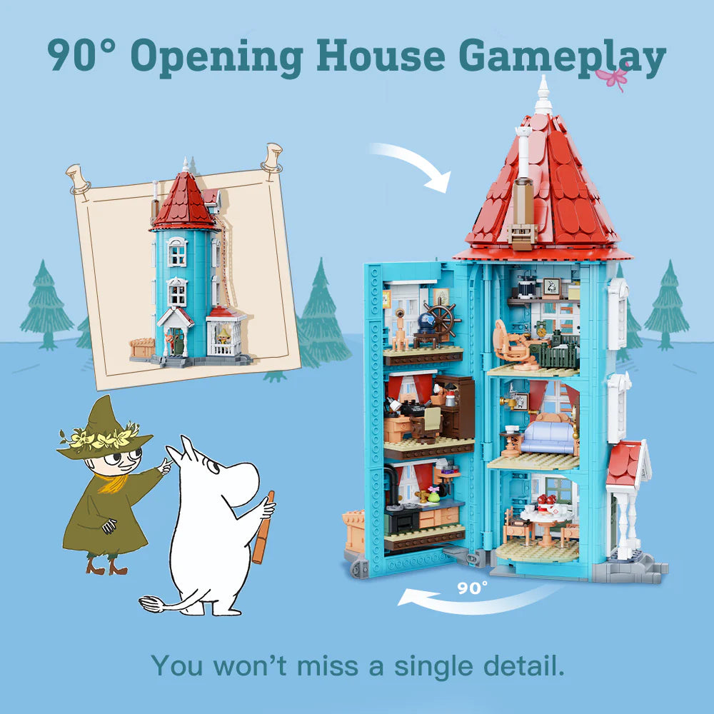 Pantasy - 87201 - Moomin House - 1801 Pieces