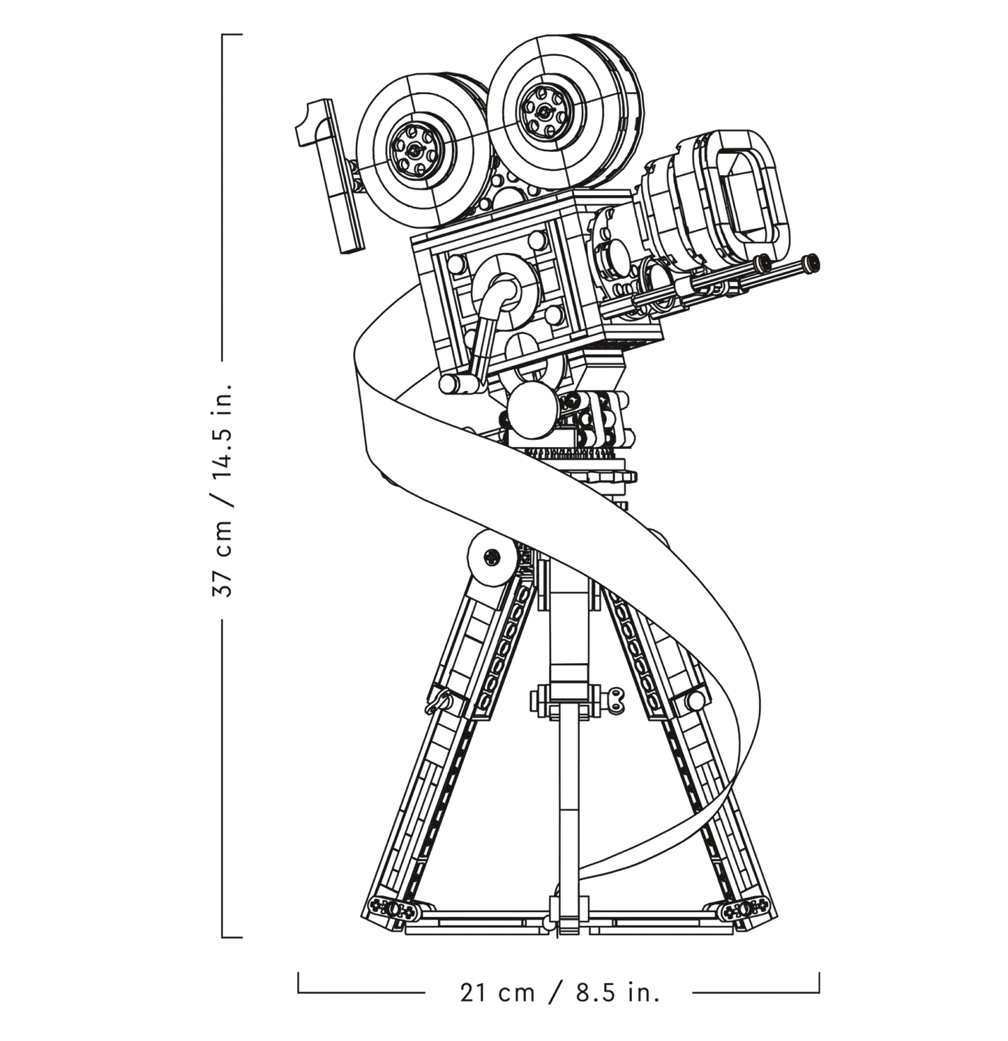 Compatible - 43230 - Walt Disney Tribute Camera - 811 Pieces