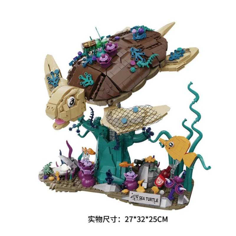 DK - 6030 - Olive Ridley Turtle - 1271 Pieces