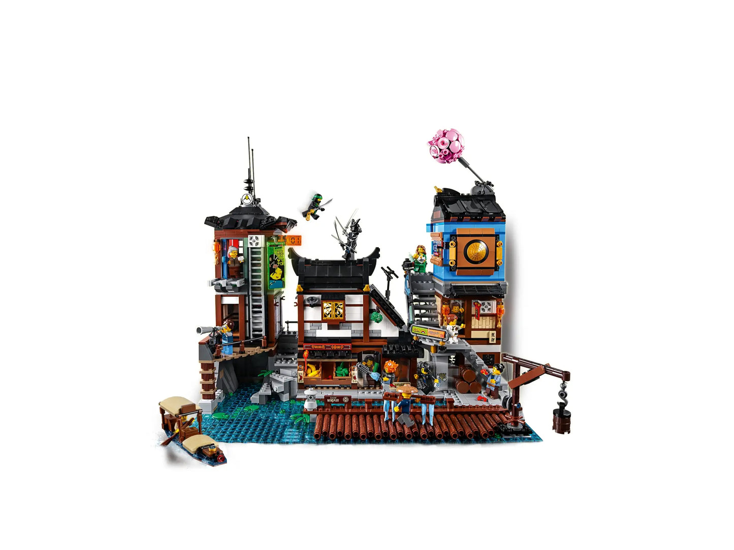 Compatible - Ninjago - 70657 - City Docks - 3553 Pieces