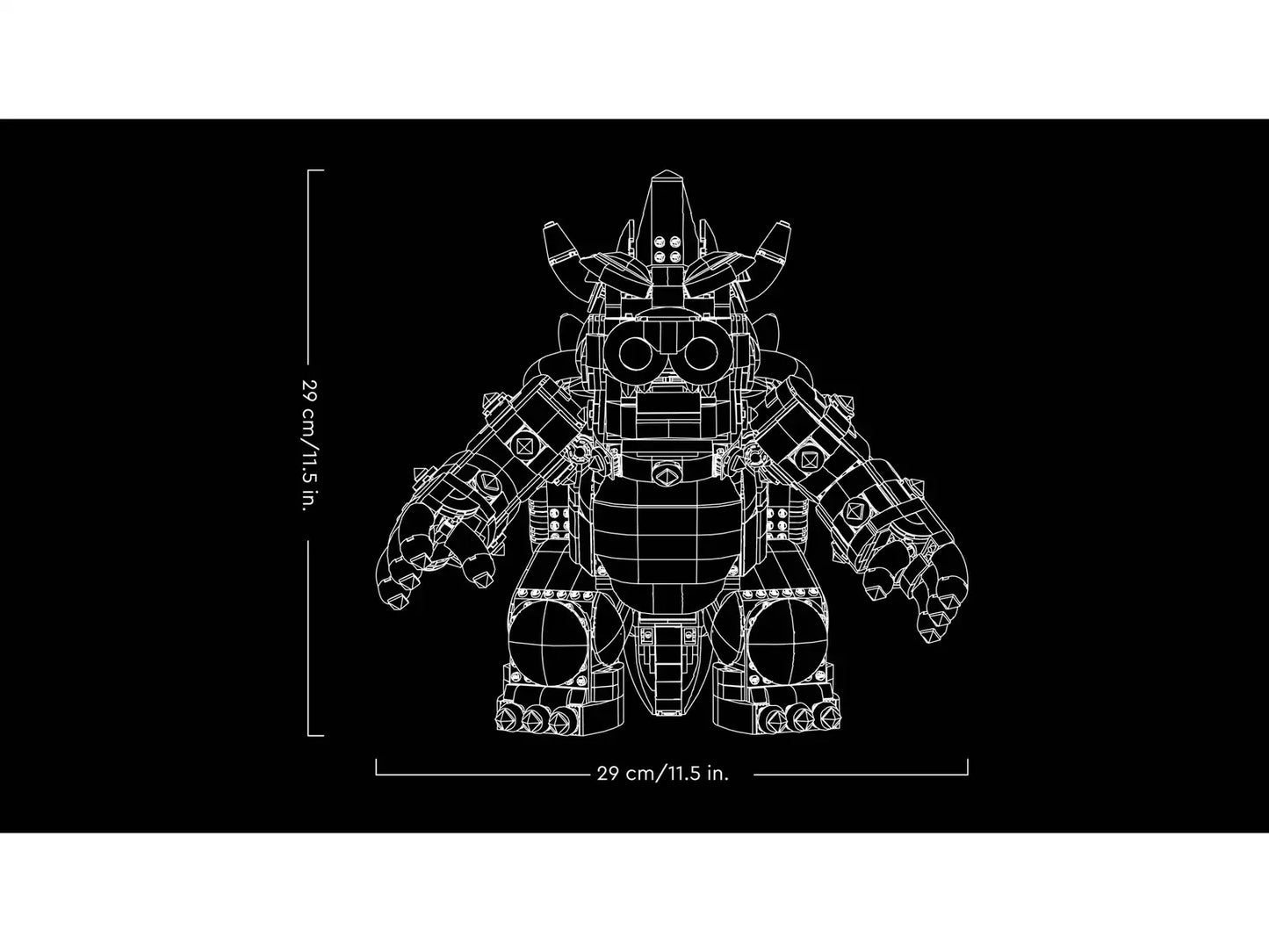 Compatible - 71411 - Super Mario - The Mighty Bowser - 2807 Pieces