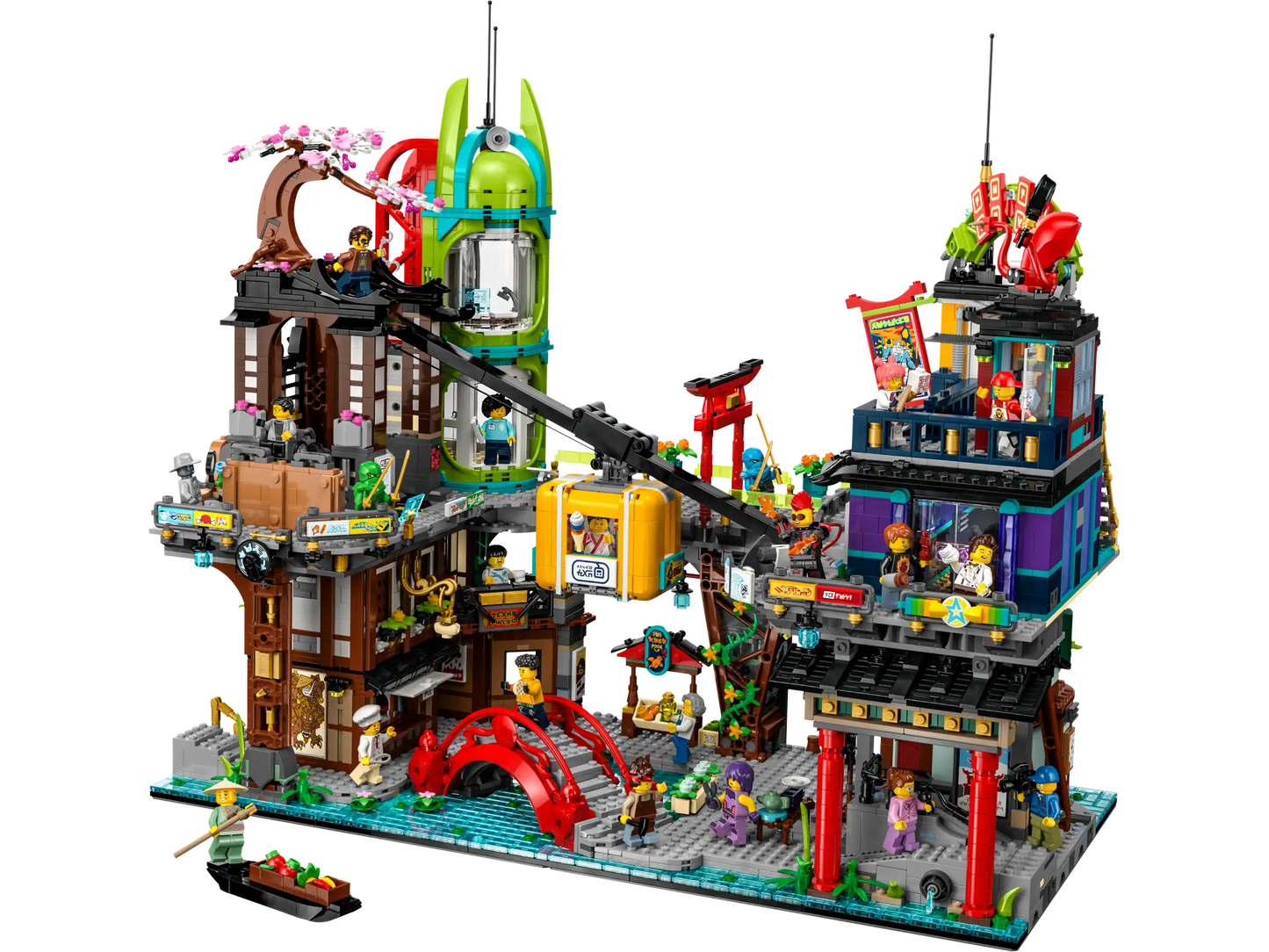 Compatible - 71799 - Ninjago - City Markets - 6163 Pieces