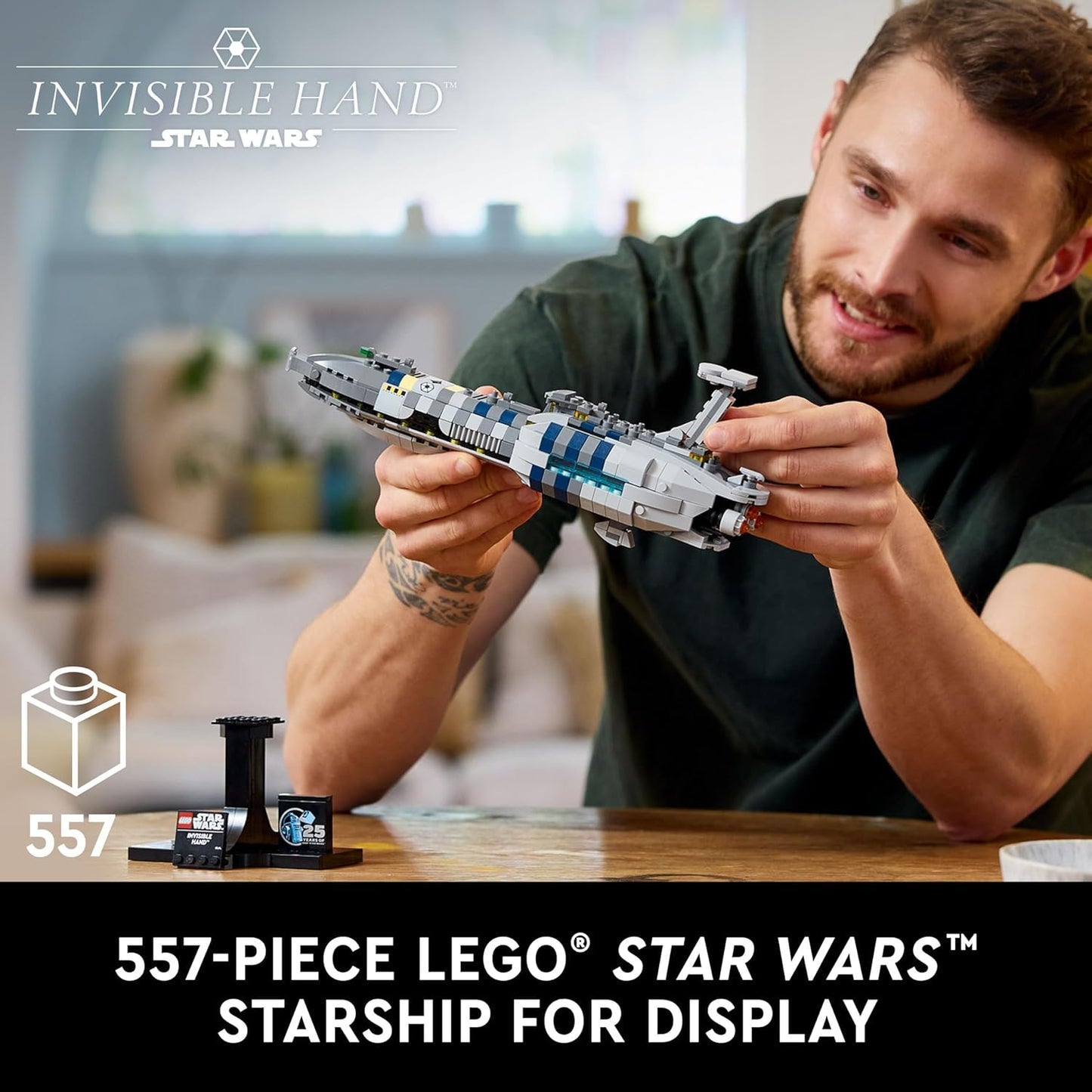 Compatible - 75377 - Star Wars - Invisible Hand - 557 Pieces