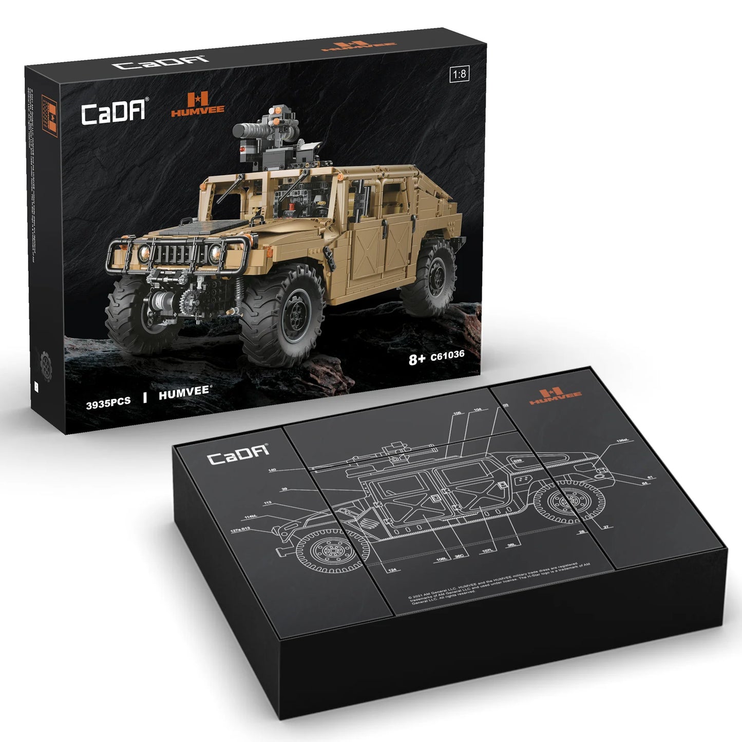 CADA - C61036 - Master Series - Humvee - 3062 Pieces
