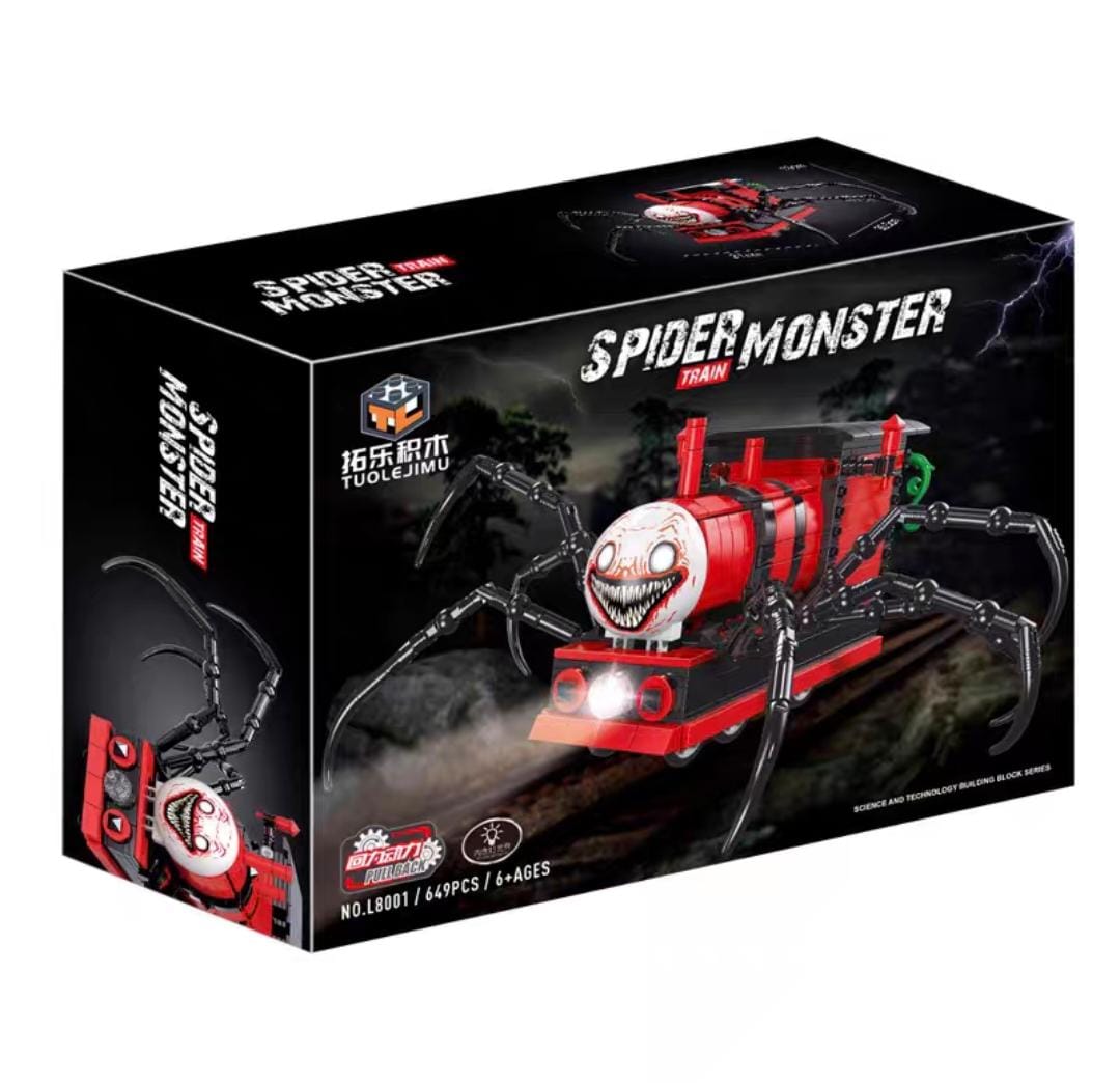 Tuole Jimu - L8001 - Choo Choo Charles Train - 649 Pieces