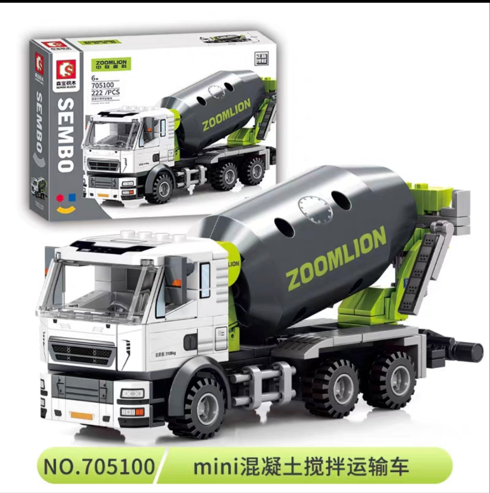 Sembo - 705100 - Zoomlion Cement Mixer - 222 Pieces