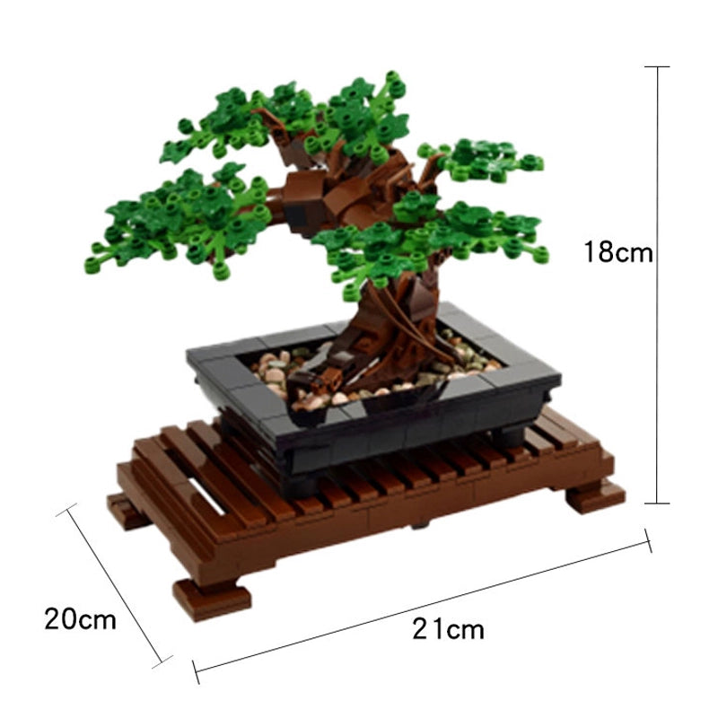 Compatible - 10281 - Bonsai Tree - 878 Pieces