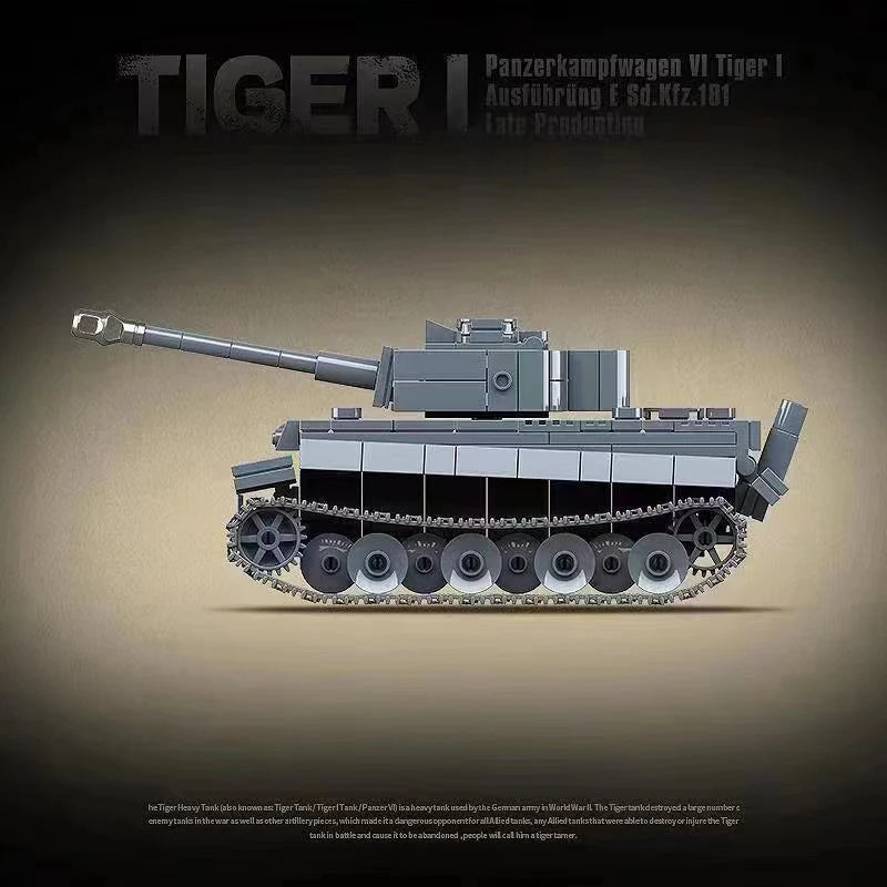 Quan Guan - 100242 - Panzerkampfwagen - VI Tiger - 503 Pieces