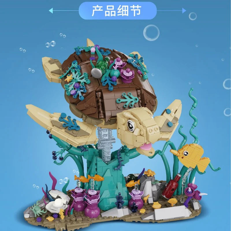 DK - 6030 - Olive Ridley Turtle - 1271 Pieces