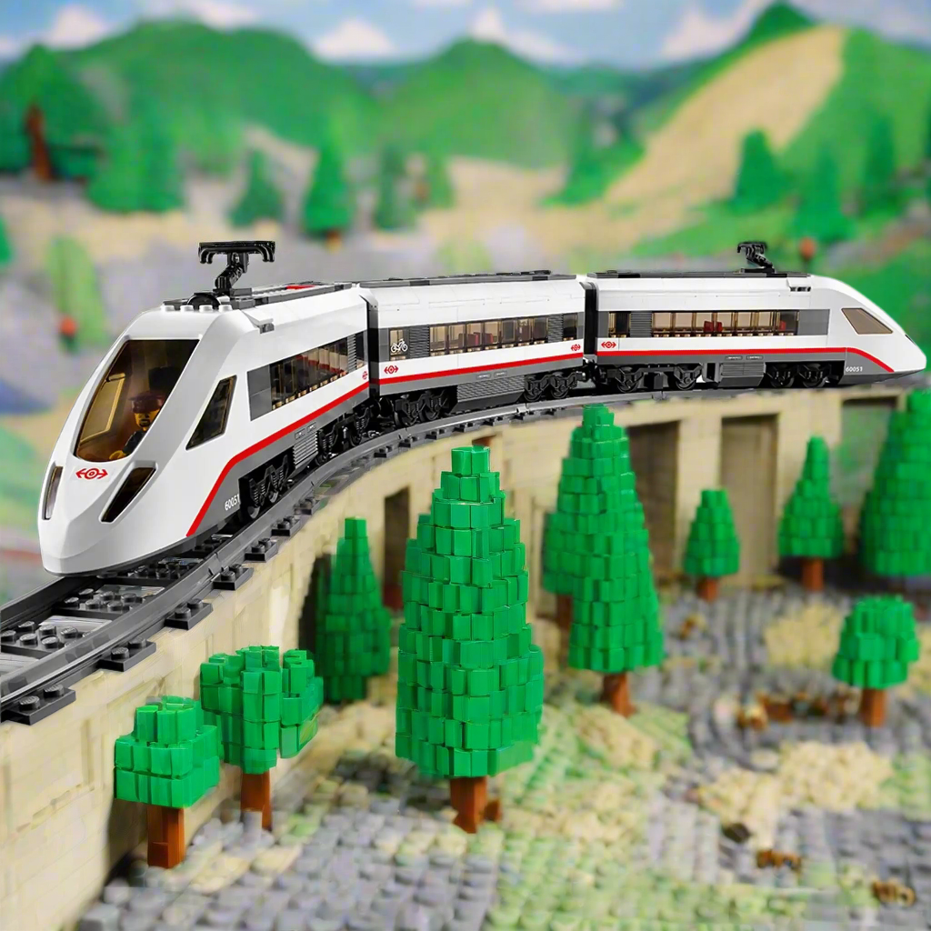 Compatible - City - 60051 - High Speed Passenger Train - 610 Pieces