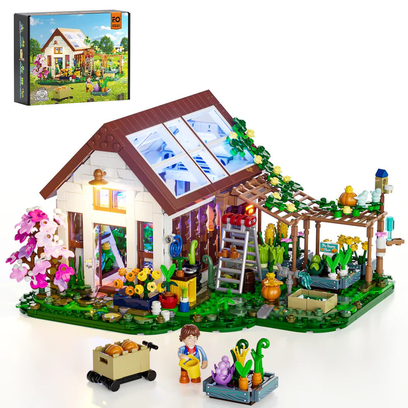 Funwhole/Lumibricks - F9059 - Home Greenhouse - 1428 Pieces