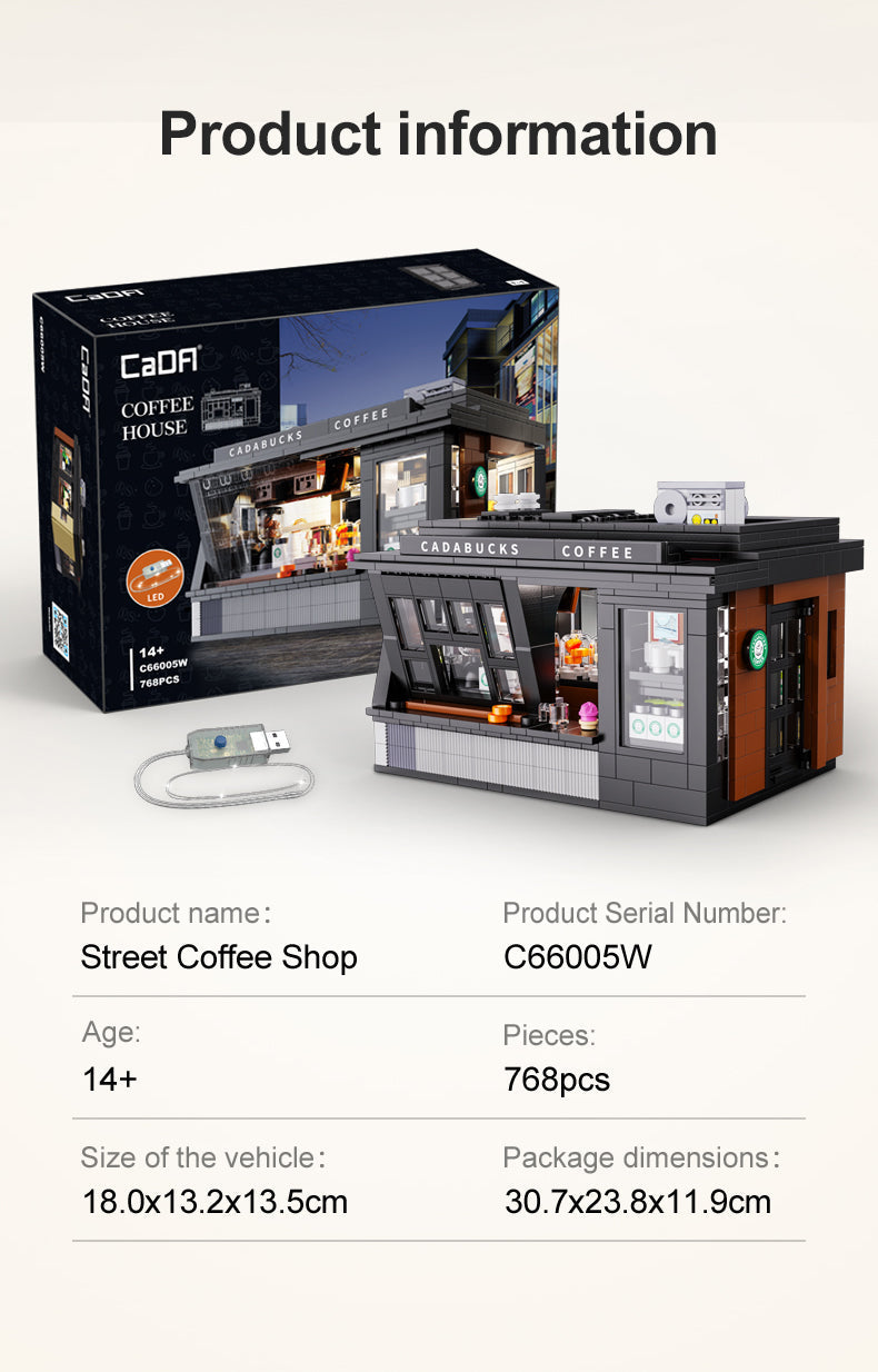 CADA - C66005 - Starbucks Coffee Shop - 768 Pieces