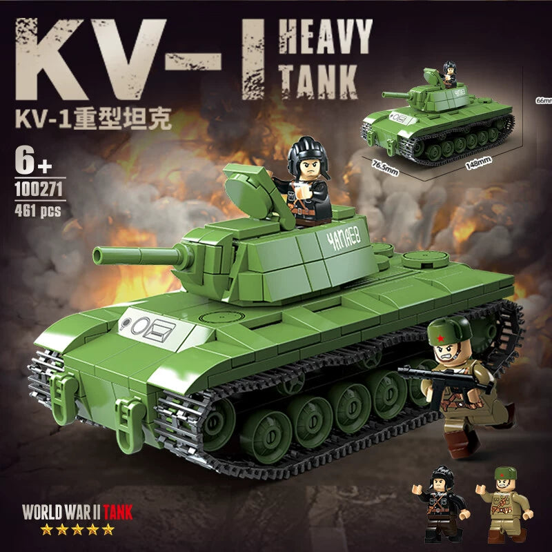 Quan Guan - 100271 - KV-1 Light Tank - 461 Pieces