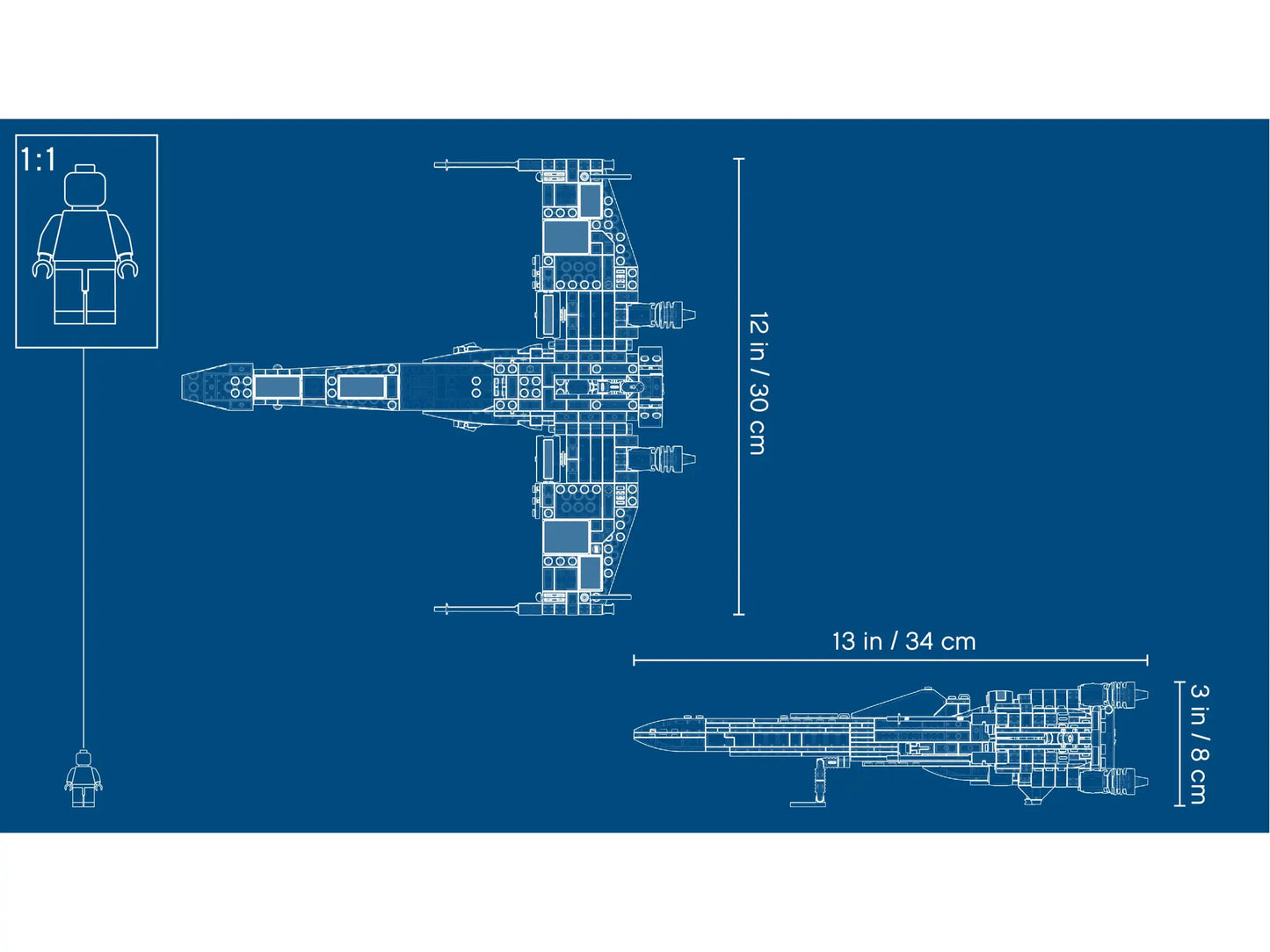 Compatible - 75218 - Star Wars - X Wing Starfighter - 815 Pieces