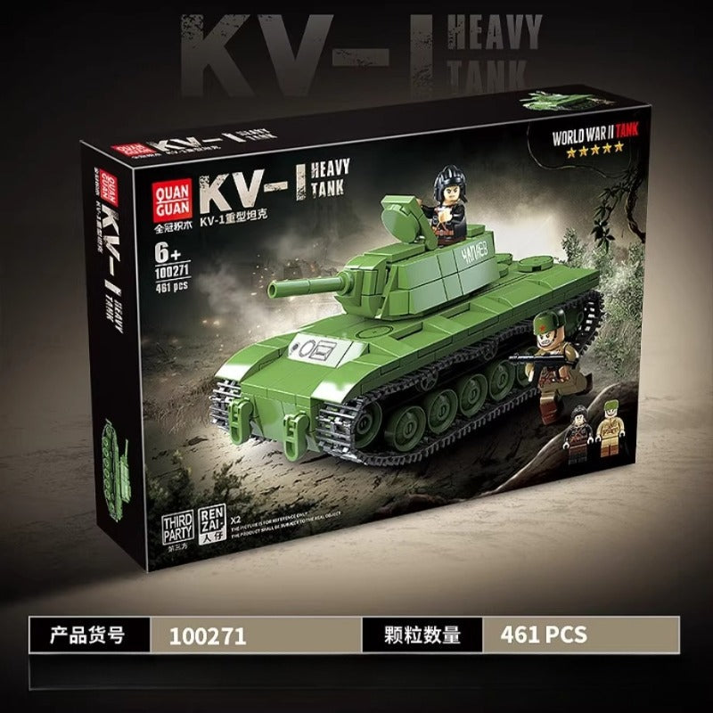 Quan Guan - 100271 - KV-1 Light Tank - 461 Pieces