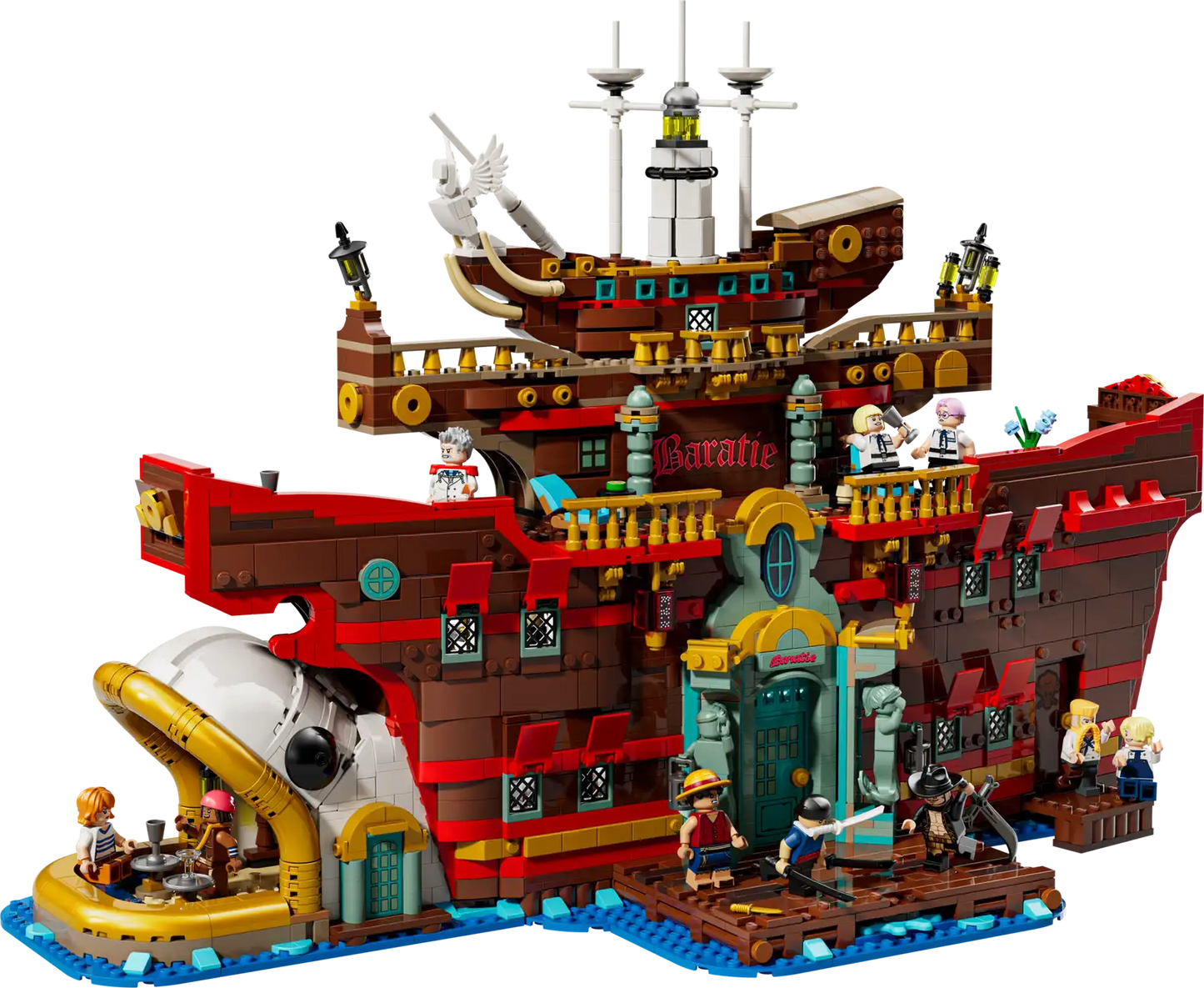 Compatible - 75640 - One Piece - The Baratie Floating Restaurant - 3402 Pieces