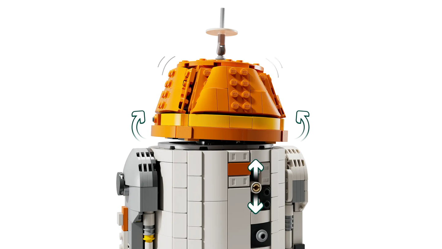 Compatible - 75416 - Chopper (C1-10P) Astromech Droid - 1039 Pieces