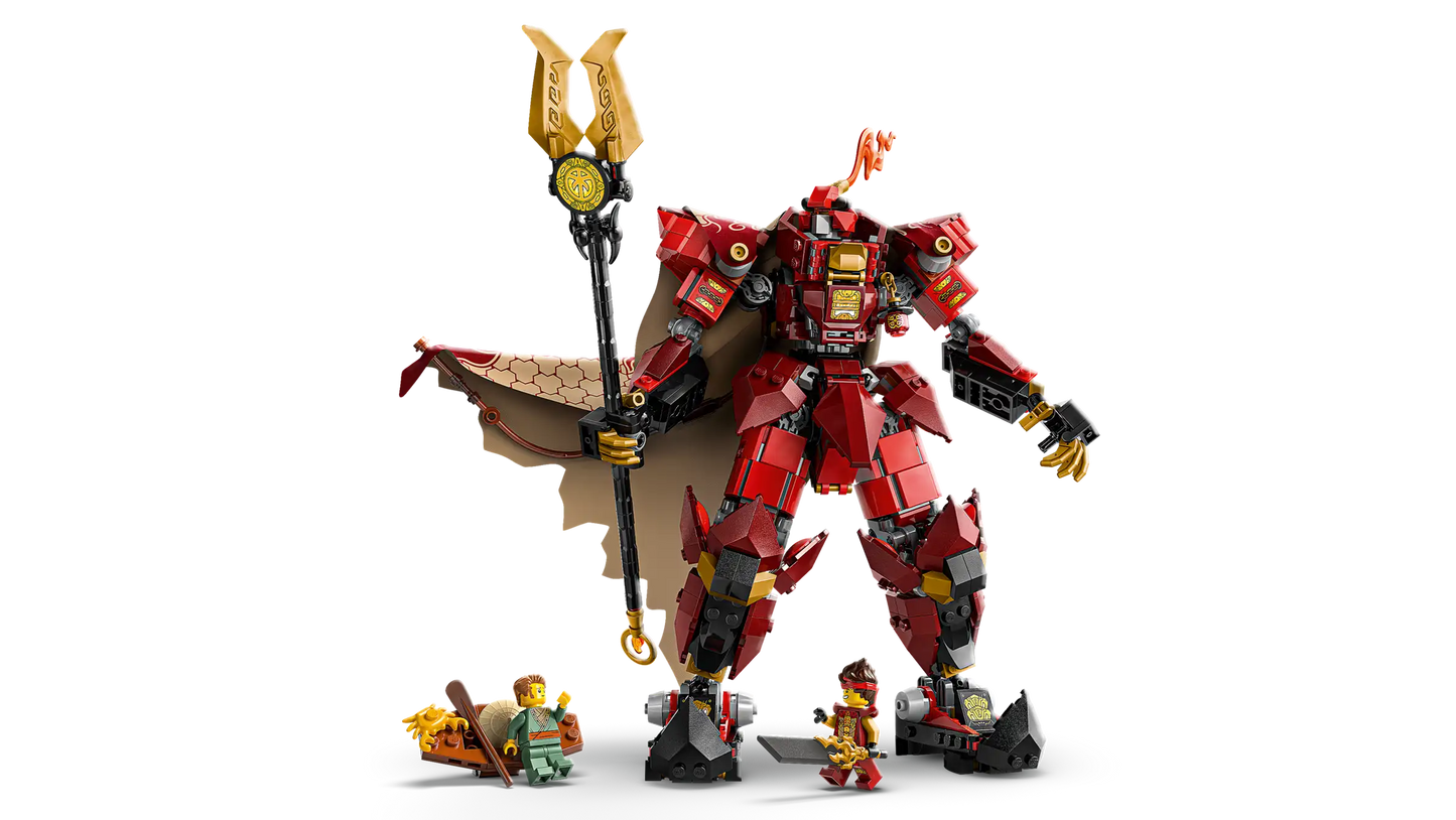Compatible - 71846 - Ninjago - The Fire Knight Mech - 999 Pieces