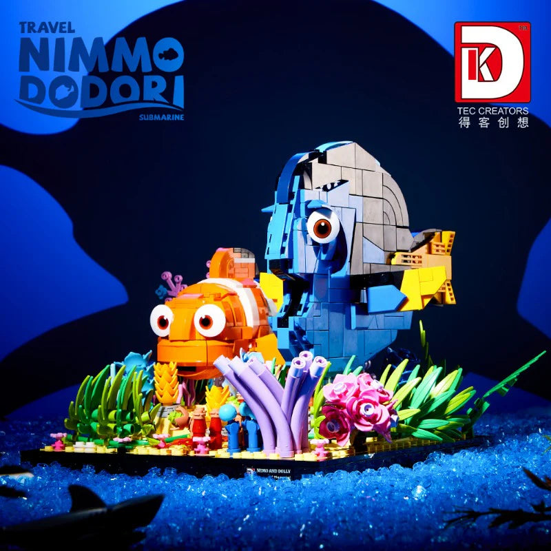 DK - 7002 - Finding Nemo - Nemo And Dori - 886 Pieces