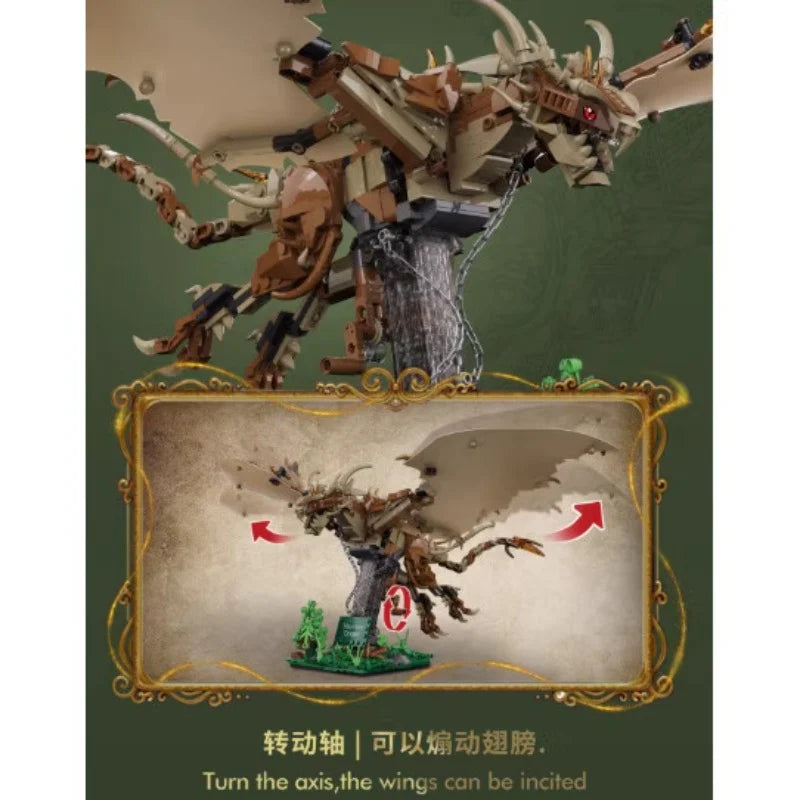 DK - 7055 -  Hungarian Horntail - 886 Pieces