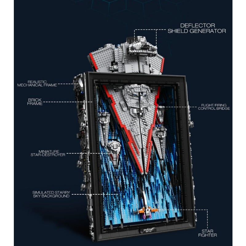 Reobrix - 99007 - Star Wars - Art Drawing - 5964 Pieces