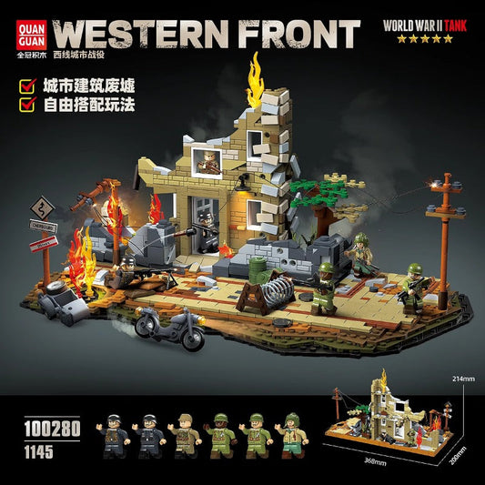 Quan Guan - 100280 - Western Battle Front - 1145 Pieces