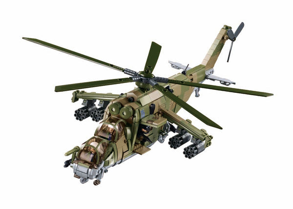 Sluban Russian Hind MI-24S Attack Helicopter M38-B1137