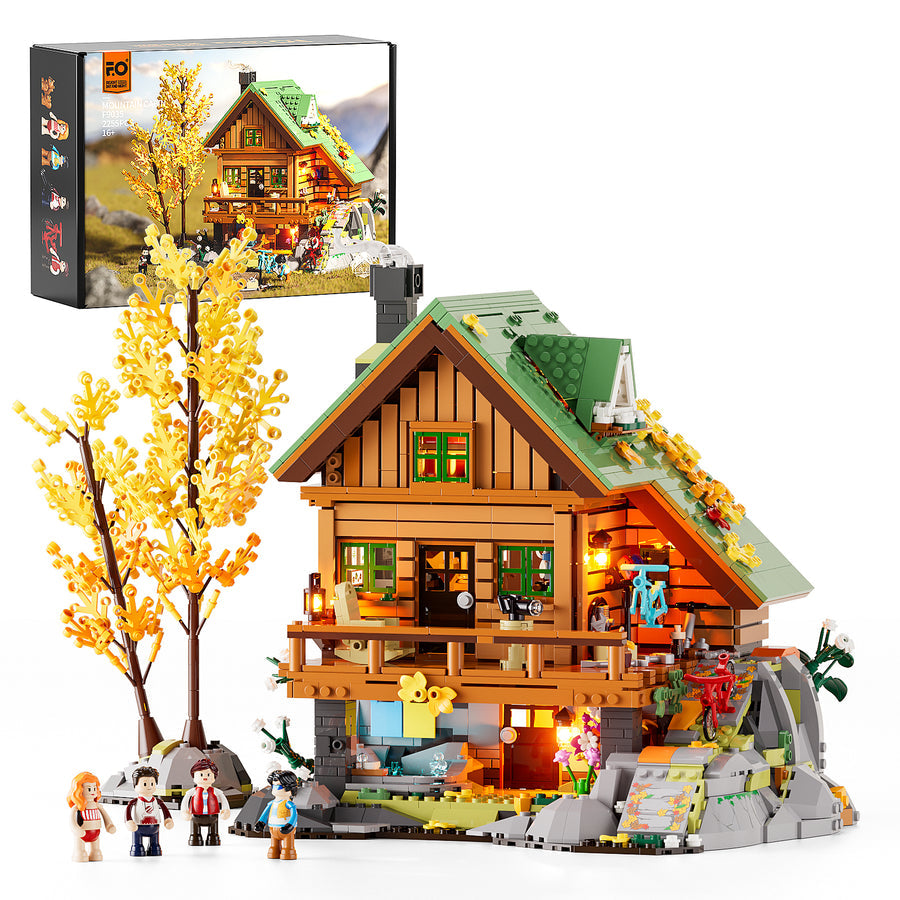 Funwhole/Lumibricks - F9035 - Mountain Cabin - 2255 Pieces