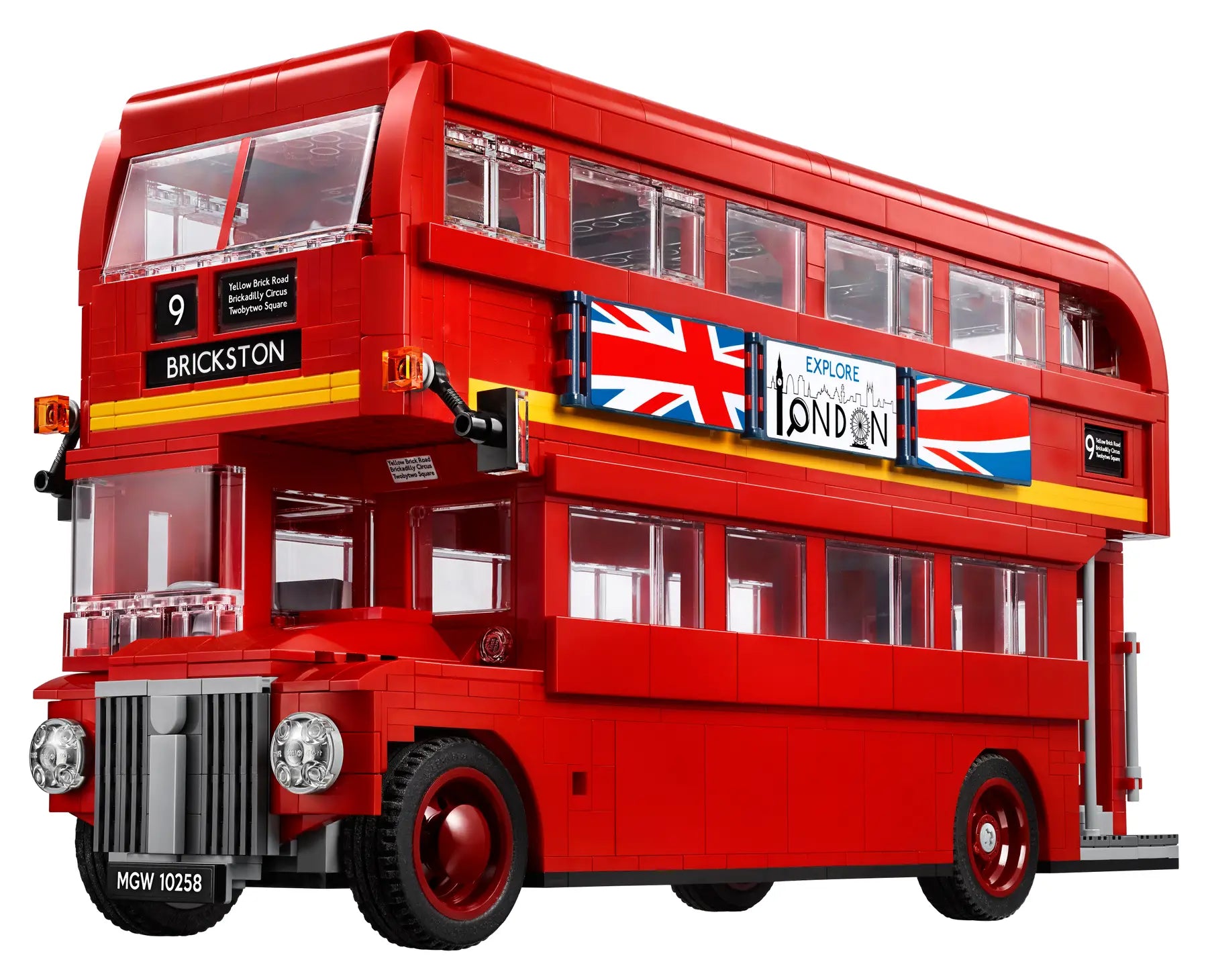 Compatible - Icons - 10258 - London Bus - 1686 Pieces