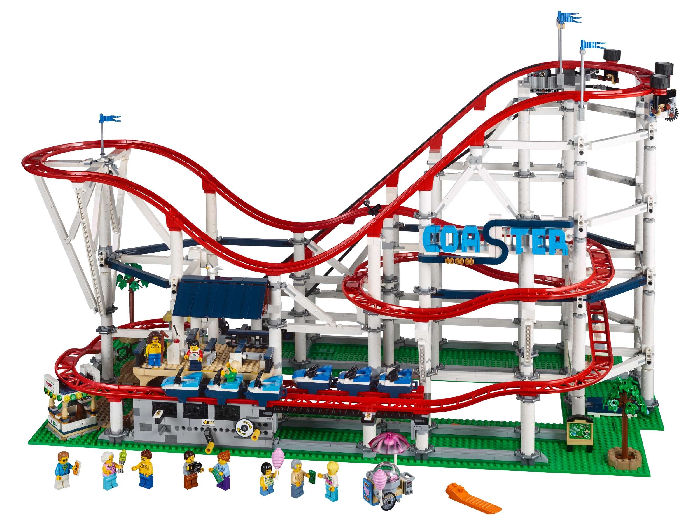 Compatible - Icons - 10261 - Roller Coaster - 4124 Pieces