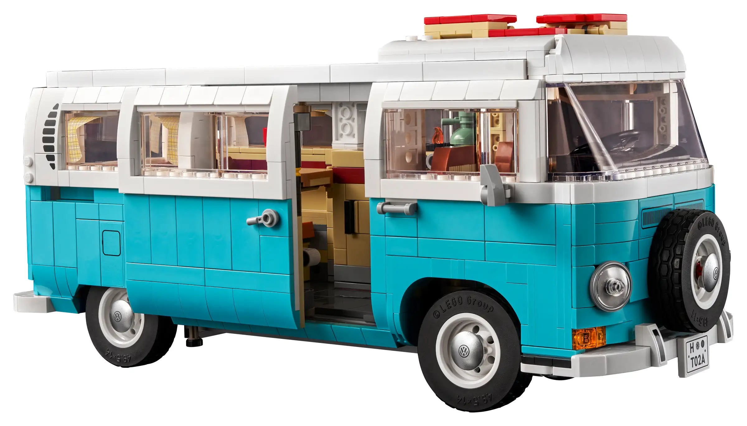 Compatible - Icons - 10279 - Volkswagen T2 Camper Van - 2207 Pieces