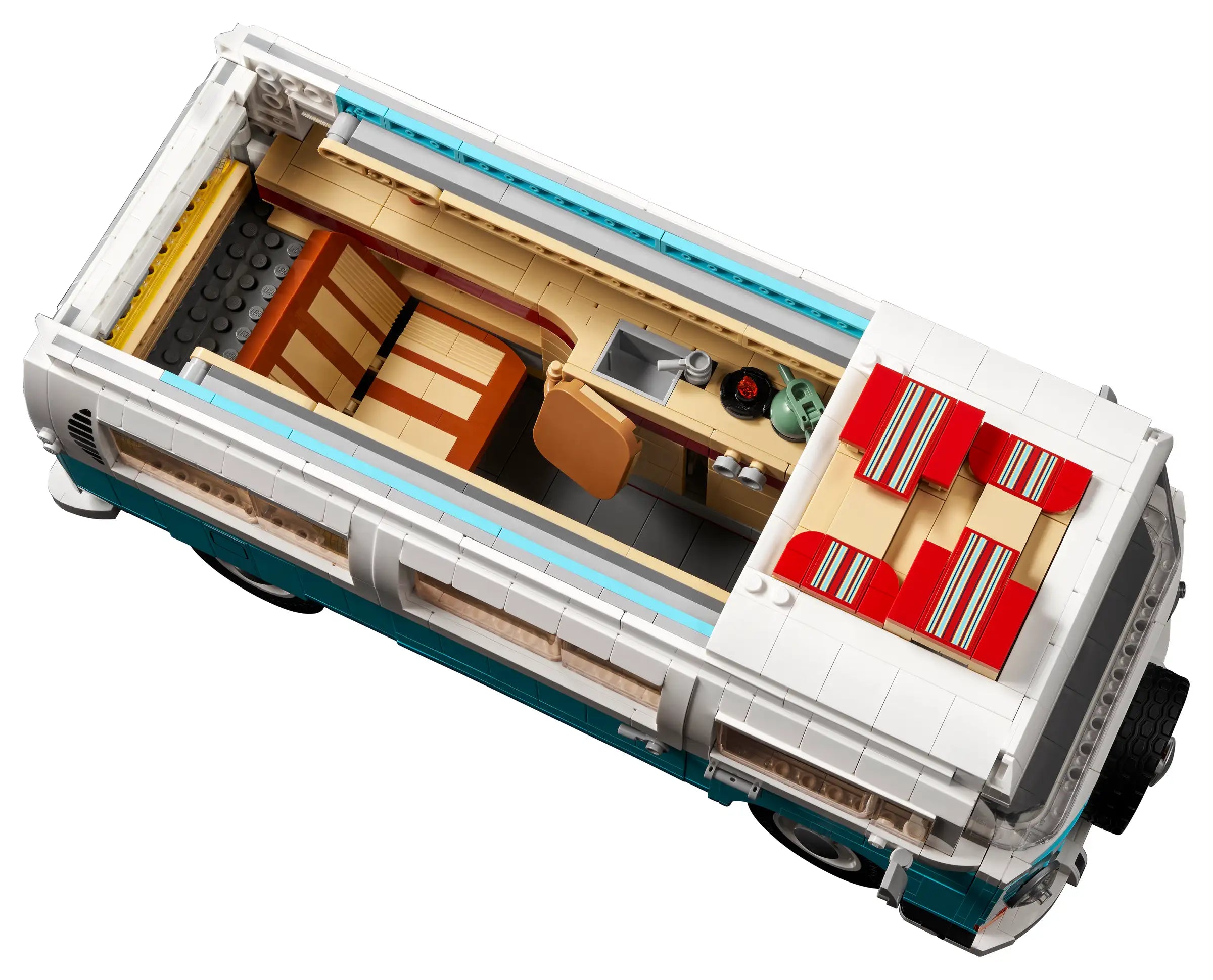 Compatible - Icons - 10279 - Volkswagen T2 Camper Van - 2207 Pieces