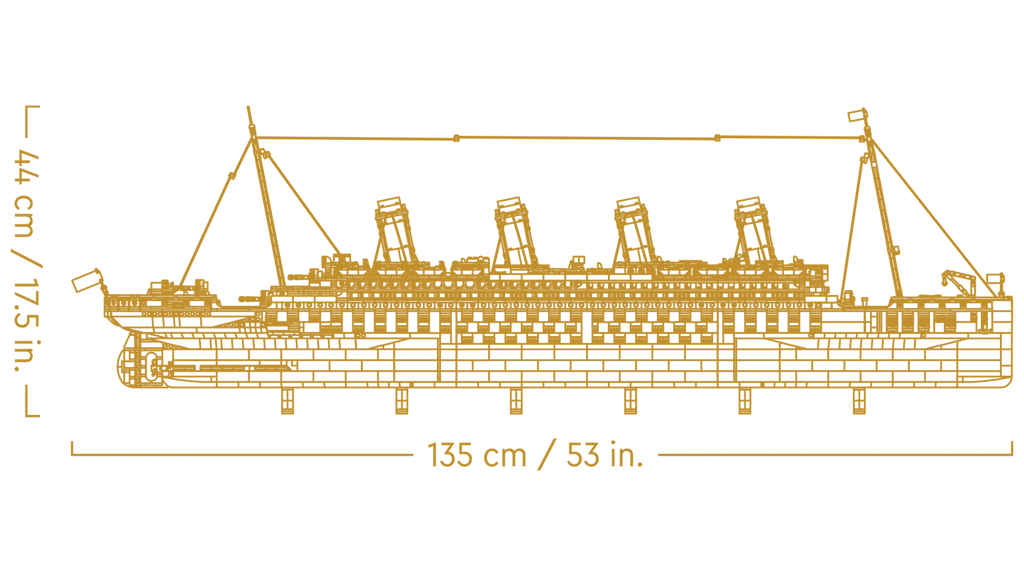 Compatible - Icons - 10294 - Titanic - 9090 Pieces