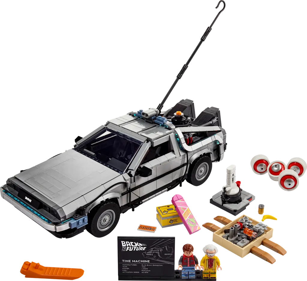 Compatible - Icons - 10300 - Back To The Future Delorean Time Machine - 1872 Pieces (Group Order Discount Not Applicable)