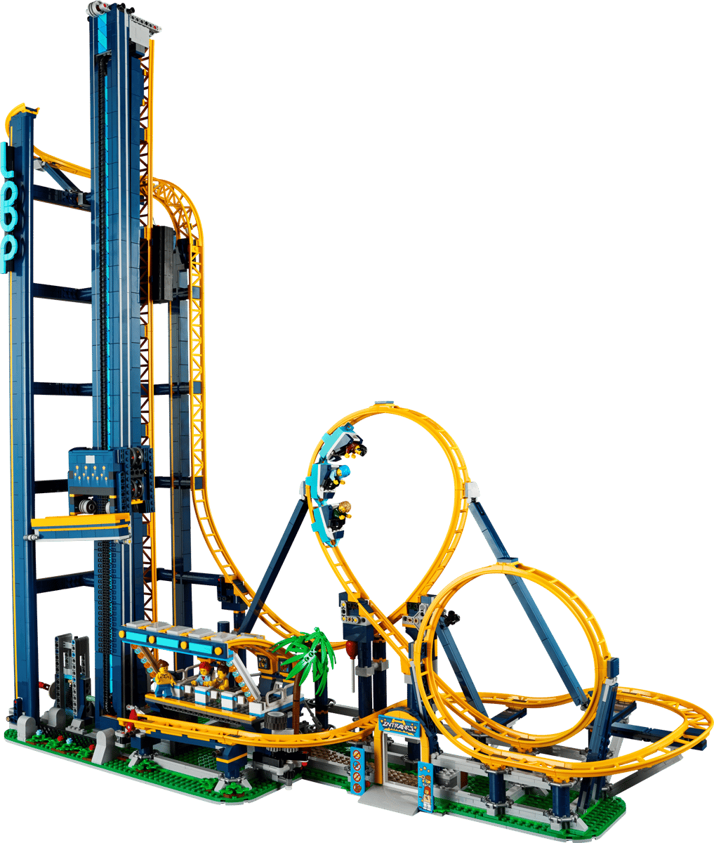 Compatible - Icons - 10303 - Loop Coaster - 3,756 Pieces (w/ Powered UP)
