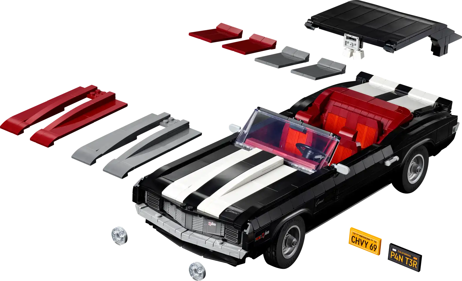 Compatible - Icons - 10304 - Chevrolet Camaro Z28 - 1456 Pieces