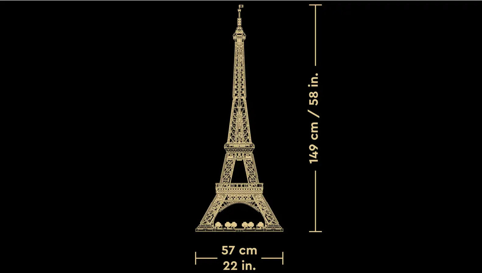 Compatible - Icons - 10307 - Eiffel Tower - 10001 Pieces