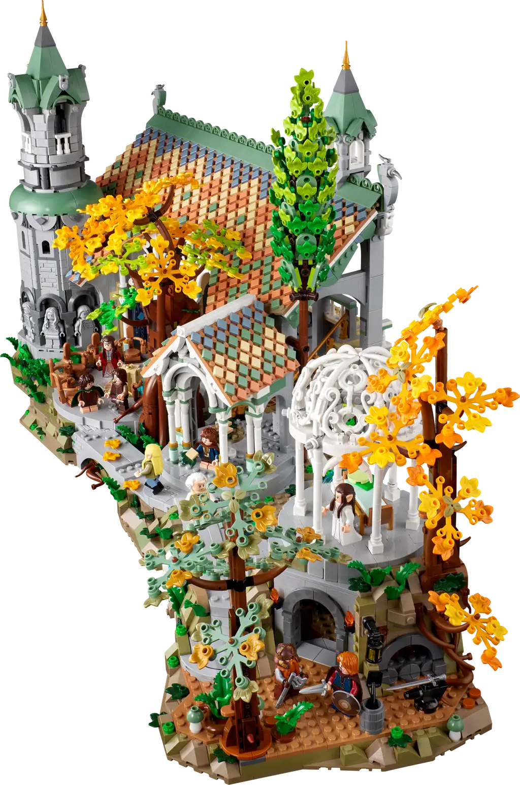 Compatible - Icons - 10316 - The Lord of The Rings - Rivendell - 6167 Pieces (Group Order Discount Not Applicable)