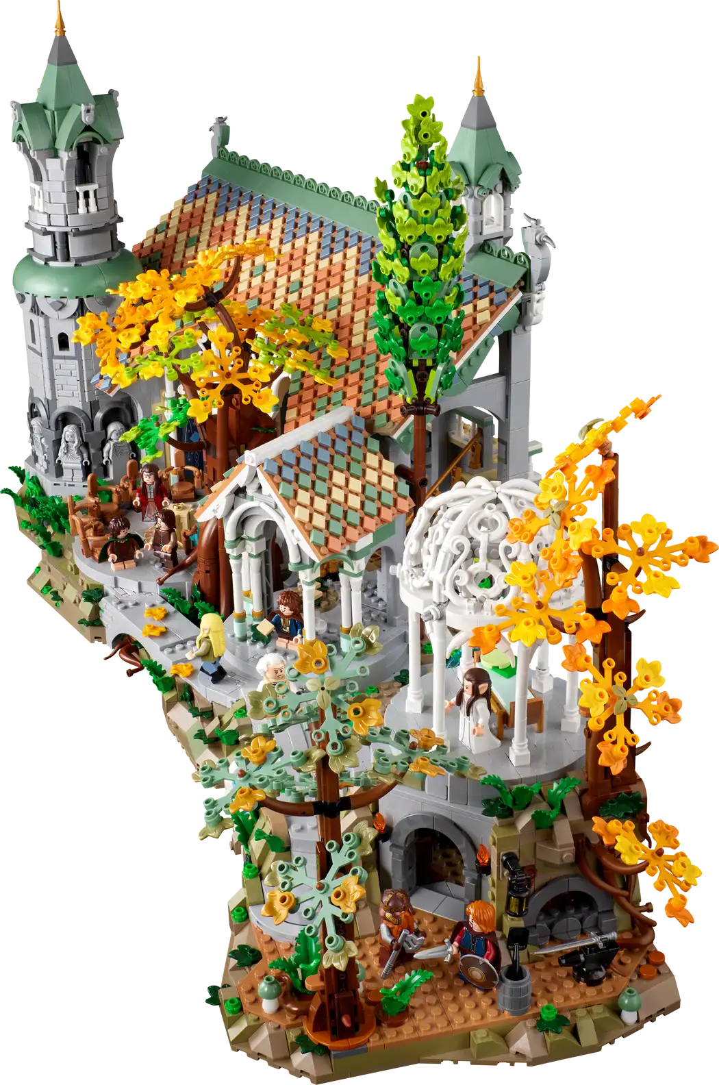 Compatible - Icons - 10316 - The Lord of The Rings - Rivendell - 6167 Pieces (Group Order Discount Not Applicable)