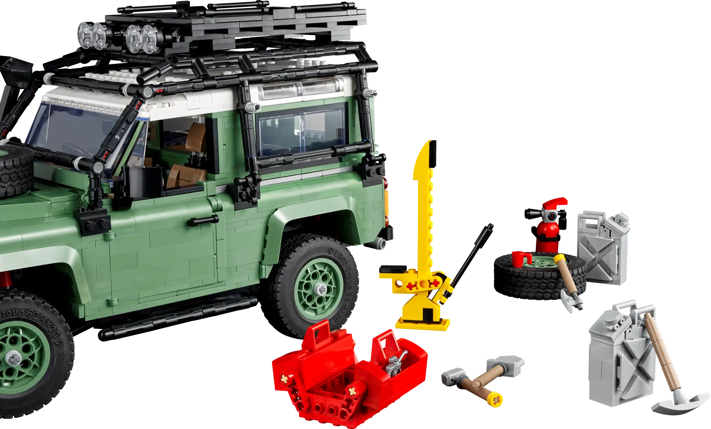 Compatible - Icons - 10317 - Land Rover Classic Defender 90 - 2336 Pieces (Group Order Discount Not Applicable)
