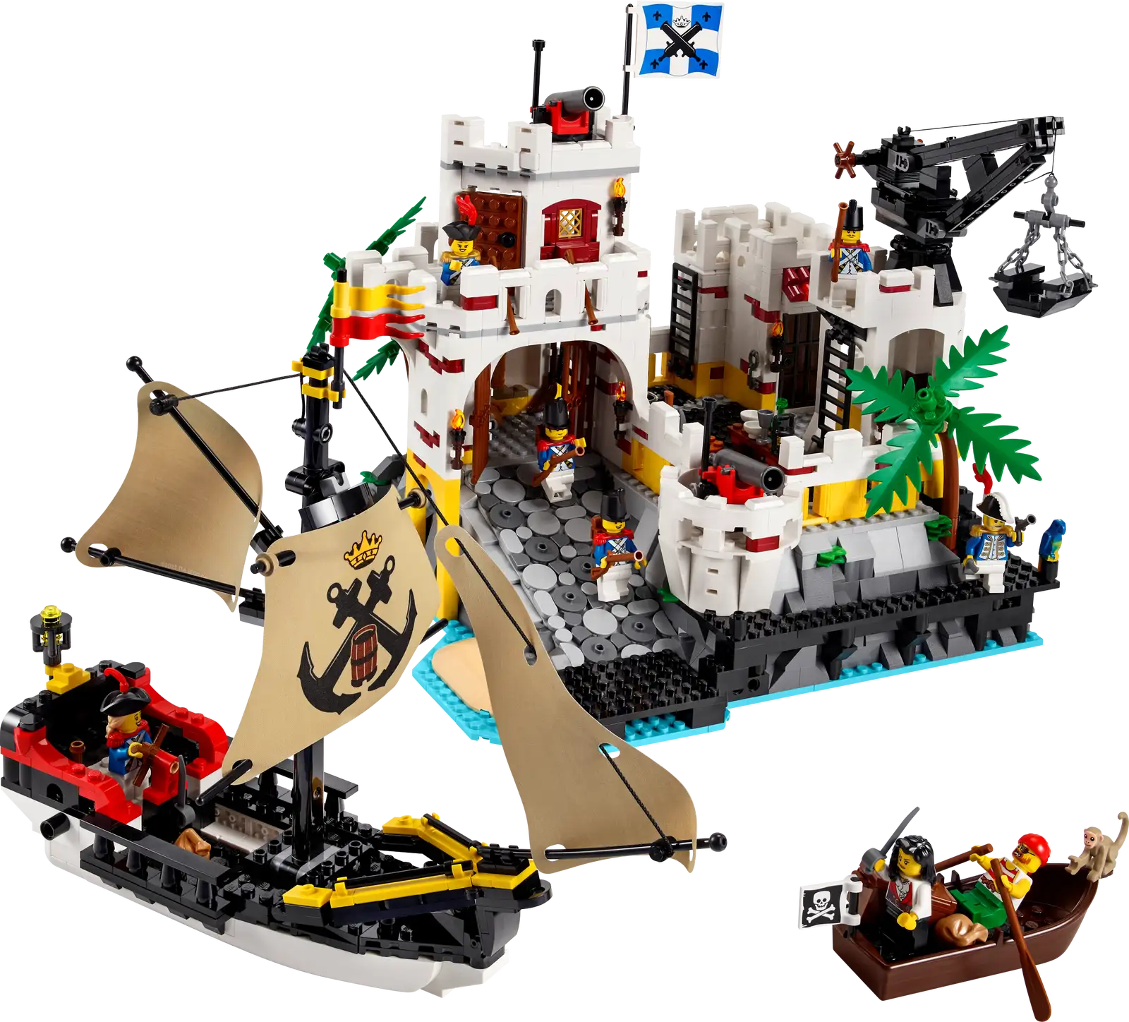 Compatible - Icons - 10320 - The Eldorado Fortress - 2509 Pieces