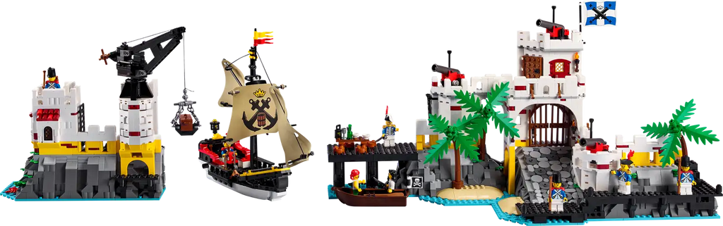 Compatible - Icons - 10320 - The Eldorado Fortress - 2509 Pieces
