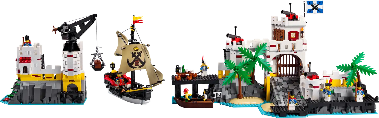 Compatible - Icons - 10320 - The Eldorado Fortress - 2509 Pieces