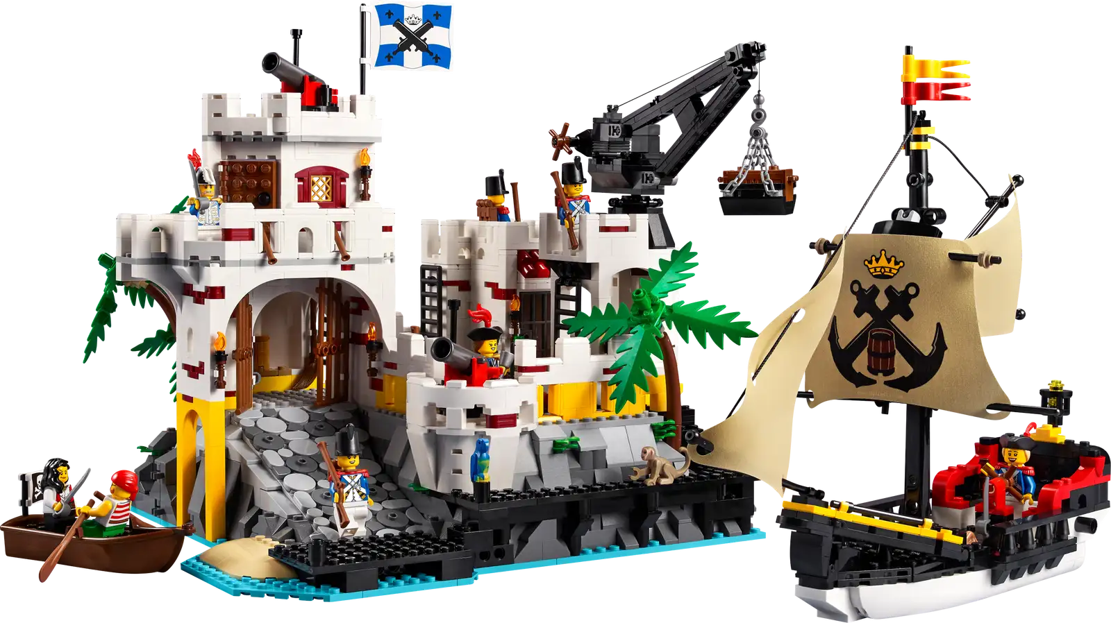 Compatible - Icons - 10320 - The Eldorado Fortress - 2509 Pieces