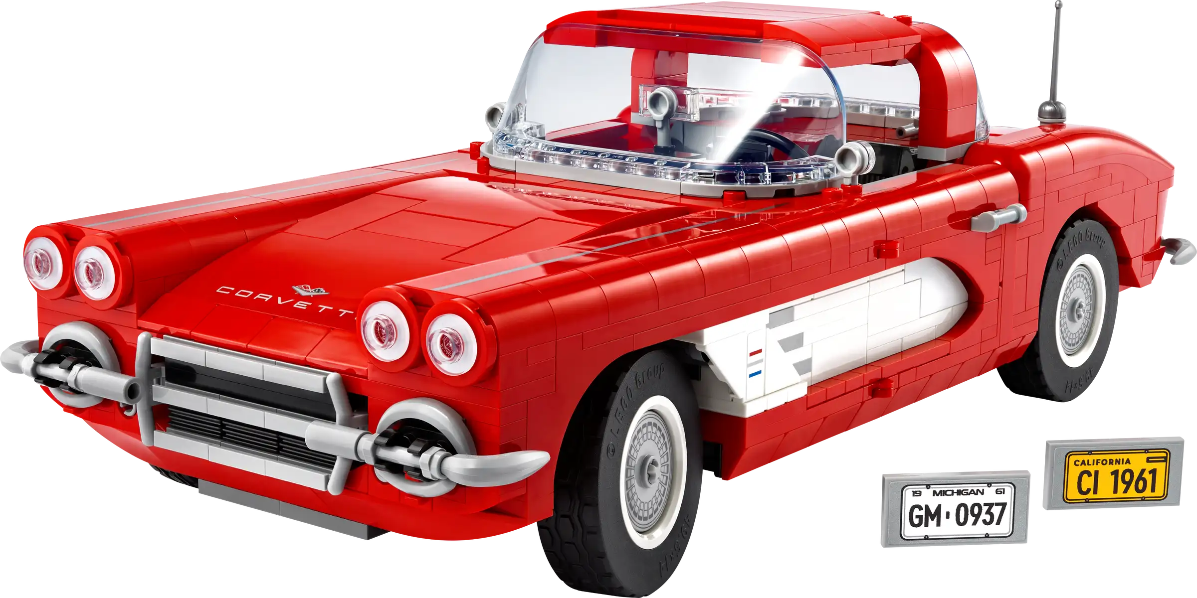 Compatible - Icons - 10321 - Chevrolet Corvette - 1210 Pieces